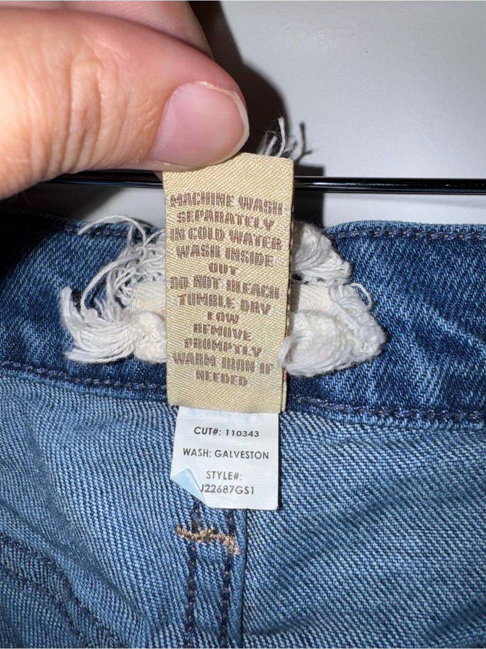 Altar'd State Distressed Medium Wash Flare Jeans - Blue - Picture 9 of 11